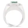 EMERALD and DIAMOND RING