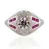 DIAMOND and RUBY RING