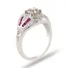 DIAMOND and RUBY RING