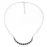 Blue Sapphire and White Diamond Necklace