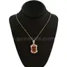 MORGANITE and DIAMOND NECKLACE