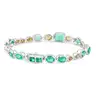 EMERALD and DIAMOND BRACELET