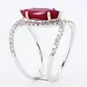 18k RUBY and DIAMOND RING- CLOSES TODAY
