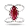18k RUBY and DIAMOND RING- CLOSES TODAY