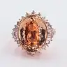 MORGANITE and DIAMOND RING