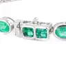 EMERALD and DIAMOND Bracelet