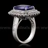TANZANITE and DIAMOND RING