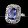 TANZANITE and DIAMOND RING - CLOSES TODAY