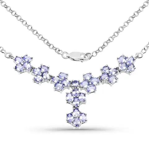 JEWELRY -NATURAL TANZANITE NECKLACE