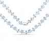 JEWELRY -CHRISTMAS SILVER SALE - Genuine Blue Topaz Necklace