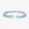 JEWELRY -CHRISTMAS SILVER SALE - Swiss Blue Topaz Silver Bracelet