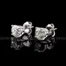 18k WHITE GOLD DIAMOND EARRINGS