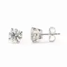 18k WHITE GOLD DIAMOND EARRINGS