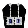 TANZANITE and DIAMOND Earrings