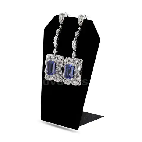 TANZANITE and DIAMOND Earrings