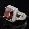SPESSARTITE and DIAMOND RING