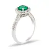 EMERALD and DIAMOND RING