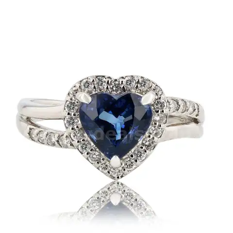 SAPPHIRE and DIAMOND RING