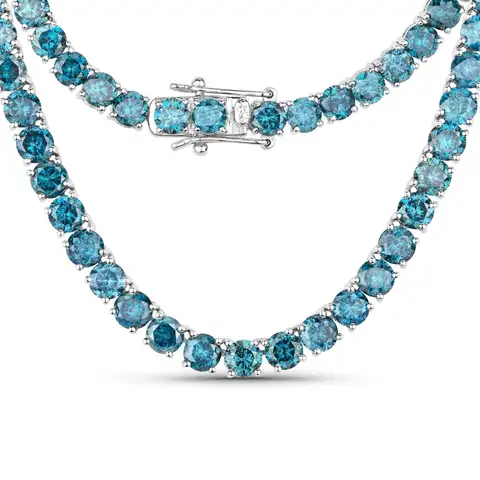 33.24 Carats BLUE DIAMOND NECKLACE- THROUGH THIS WEEKEND ONLY
