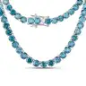 33.24 Carats BLUE DIAMOND NECKLACE- THROUGH THIS WEEKEND ONLY