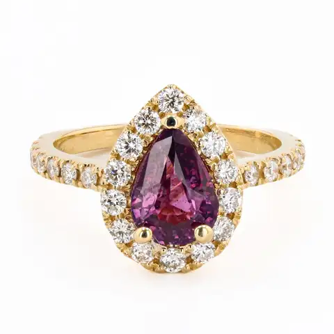 SAPPHIRE and DIAMOND RING