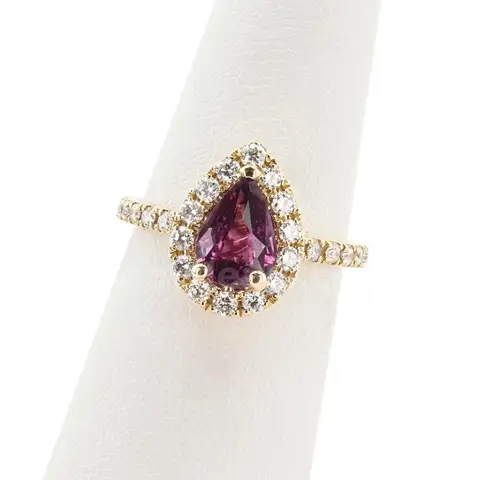 SAPPHIRE and DIAMOND RING