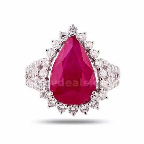 RUBY and DIAMOND RING