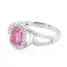 BEAUTIFUL PINK SAPPHIRE and DIAMOND  Ring