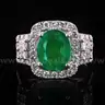 EMERALD and DIAMOND RING