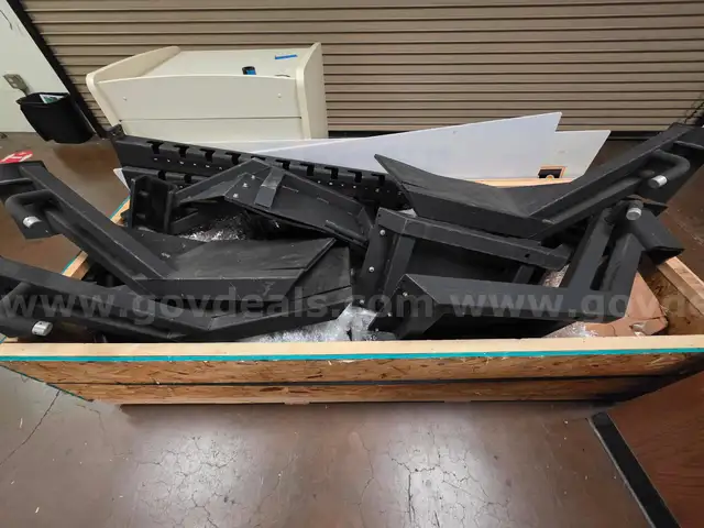 CRATE OF POWER LIFT ATTACHMENTS/ PARTS