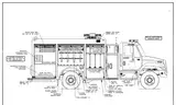 2011 International 4400 Fire Truck/Pumper - 7.6L L6 DIESEL