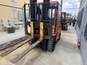 1996 Toyota 52-6FGU30 6000 Lb Capacity Solid Pneumatic Tire Forklift