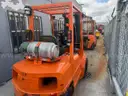 1997 Hyster H50XM 5000 Lb Capacity Solid Pneumatic Tire Forklift