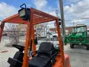 1997 Hyster H50XM 5000 Lb Capacity Solid Pneumatic Tire Forklift