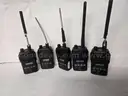 Icom hand-held radios lot of 5