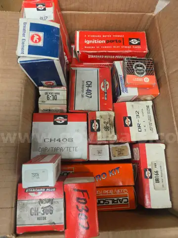 Miscellaneous lot of standard and other brand auto parts