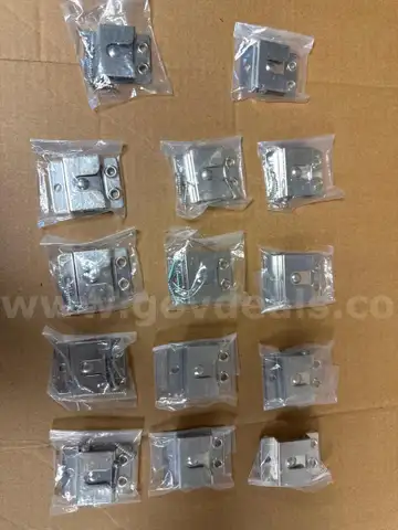 universal microphone metal hanger/ clips with hardware lot of (14)