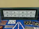 Coin Collection &#x26; Uncut $2 Framed Pano (17.6 lbs)