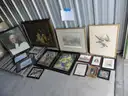 Lot of assorted paintings, prints, and other artwork (LOT #3)