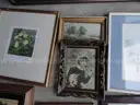 Lot of assorted paintings, prints, and other artwork (LOT #4)