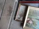 Lot of assorted paintings, prints, and other artwork (LOT #5)