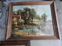 Lot of assorted paintings, prints, and other artwork (LOT #5)