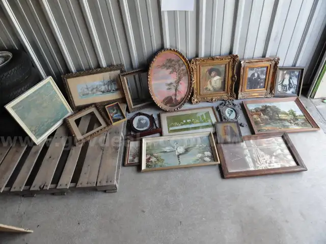 Lot of assorted paintings, prints, and other artwork (LOT #5)