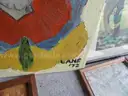 Lot of assorted paintings, prints, and other artwork (LOT #6)