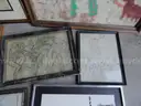 Lot of assorted paintings, prints, and other artwork (LOT #6)