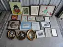 Lot of assorted paintings, prints, and other artwork (LOT #6)