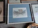 Lot of assorted paintings, prints, and other artwork (LOT #6)