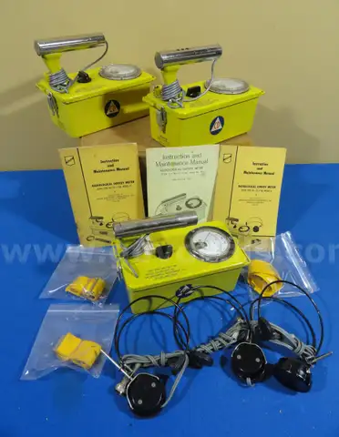 LOT of 3 TESTED! Victoreen Geiger Counter CDV-700 #6 Radiological Survey Meters