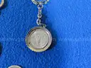 Lot of 5 Keychains (incl. Silver Washington Quarters)