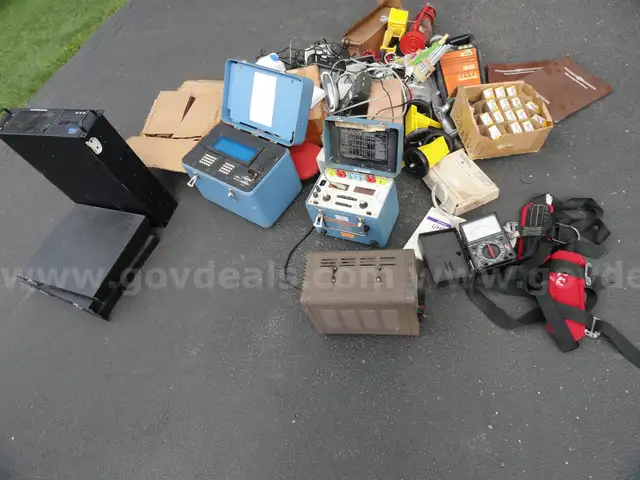 Lot of Misc. Electronics Dranetz Doble F2000 Daktronics &#x26; Other Asset